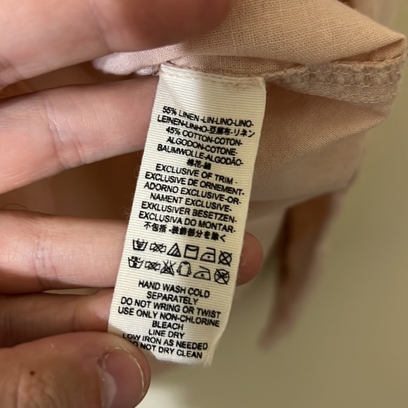 Free People | Sunshine In My Pockets Linen Blend Shacket XS - Picture 5 of 7